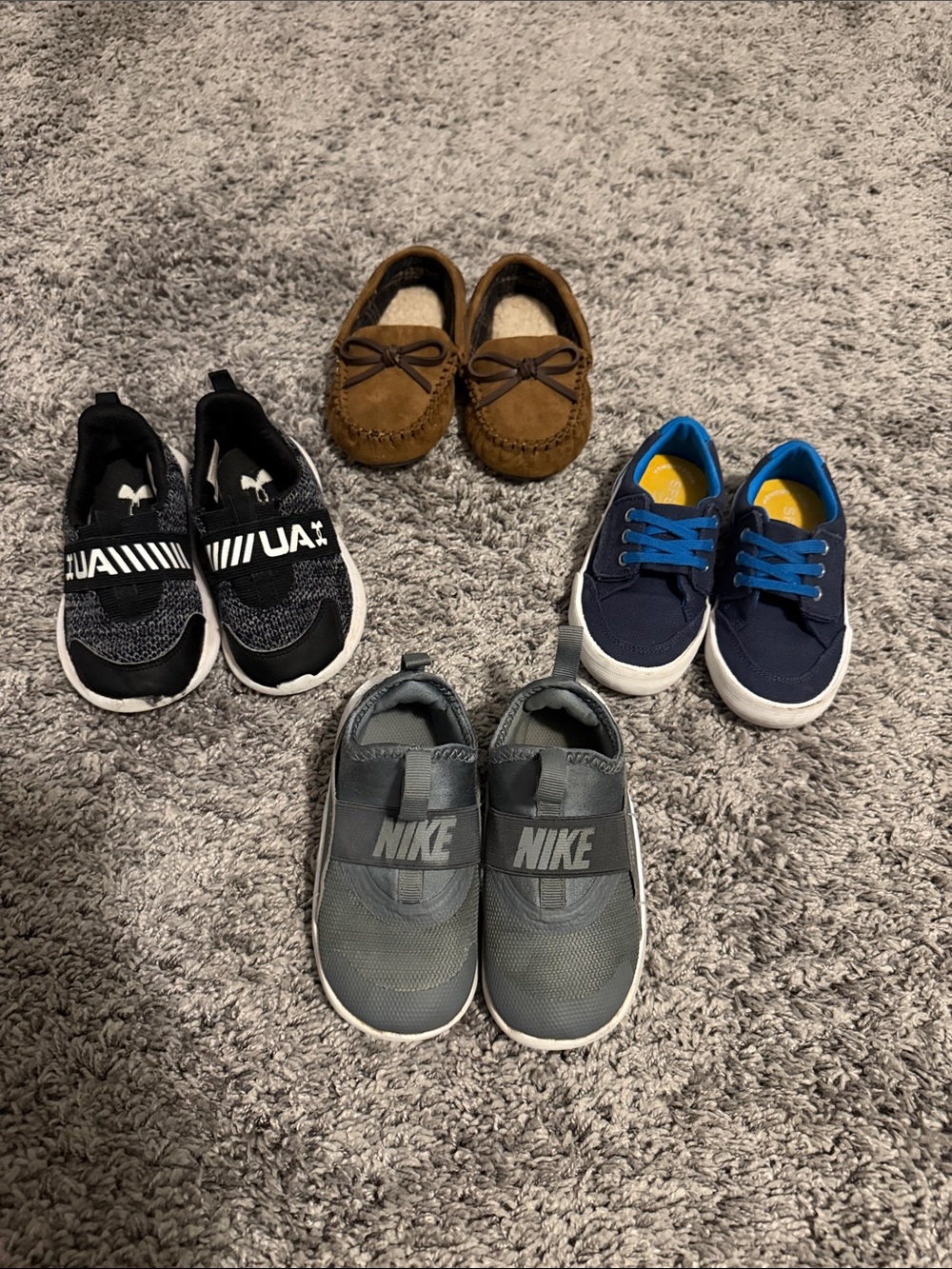 BOYS TODDLER SHOES SET OF FOUR